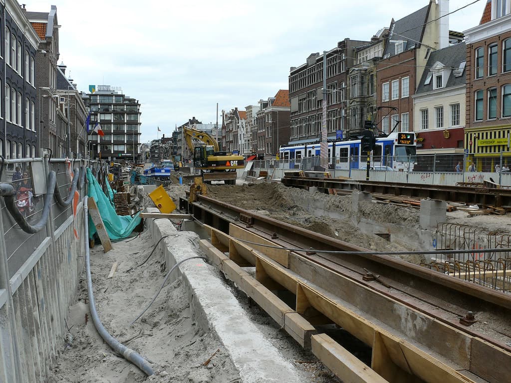 Civil structure under construction